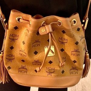 Authentic MCM bucket bag RARE